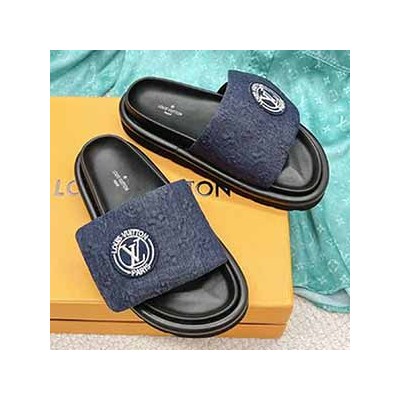 LOUIS VUITTON POOL PILOW FLAT COMFORT MULES - 루이비통 풀 필로우 플랫 콤포트 뮬