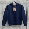 BURBERRY LOGO HOOD T-SHIRT - 버버리 로고 후드 티셔츠