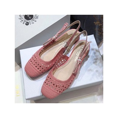 DIOR DIOR&MOI SLINGBACK BALLERINA FLAT SHOES - 디올 모이 슬링백 발레리나 플랫슈즈