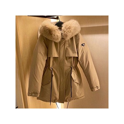 PRADA LADY FOX FUR HOODIE PADDING - 프라다 폭스퍼 후드 패딩