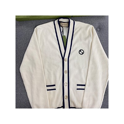 GUCCI LOGO KNIT CARDIGAN - 구찌 G로고 니트 가디건