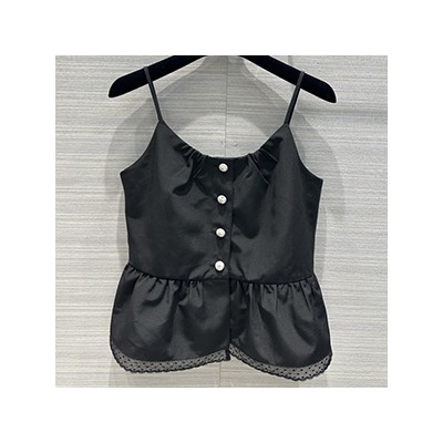 CHANEL 23S LADIES SLEEVELESS - 샤넬 23S 민소매 셔츠