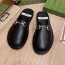 GUCCI LEATHER MULE SLIPPER - 구찌 가죽 뮬 슬리퍼