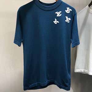 LOUIS VUITTON LV LOGO T-SHIRT - 루이비통 LV 로고 반팔 티셔츠