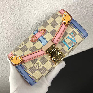 LOUIS VUITTON DAMIER AZUR WALLET - 루이비통 다미에 아주르 월렛