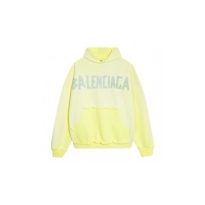 BALENCIAGA TAPE TYPE HOOD SHIRT - 발렌시아가 테이프 타입 후드 긴팔티셔츠