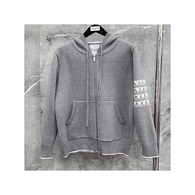 THOM BROWN HECTOR ICON HOOD JIP UP - 톰브라운 헥터 아이콘 후드 집업