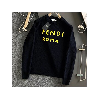 FENDI KNIT T-SHIRT - 펜디 로마 니트 티셔츠