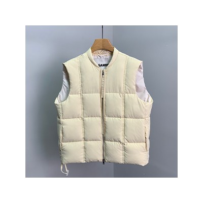 JIL SANDER LIGHT WEIGHT ZIP-UP DOWN VEST - 질 샌더 라이트 웨이트 집업 다운 패딩조끼