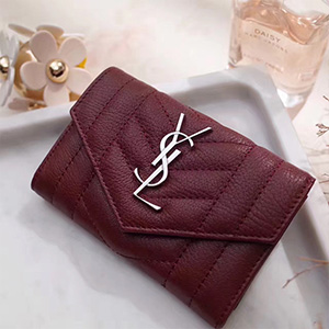 YVESSAINT LAURENT MONOGRAM ENVELOPE WALLET - 입생로랑 모노그램 엔벨로프 카드지갑