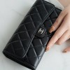 CHANEL QUILTED FLAP WALLET - 샤넬 클래식 플랩 장지갑