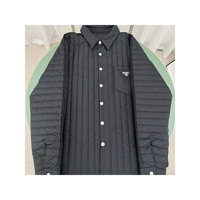 PRADA RE-NYLON PADDED SHIRT - 프라다 리나일론 패디드 셔츠