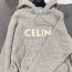 CELINE LOGO HOOT KNIT SWEATER - 셀린느 후드 니트 스웨터