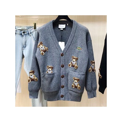 GUCCI KNIT CARDIGAN - 구찌 테디베어 니트 가디건