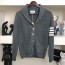 THOM BROWNE KNIT CARDIGAN - 톰브라운 사선완장 니트 가디건