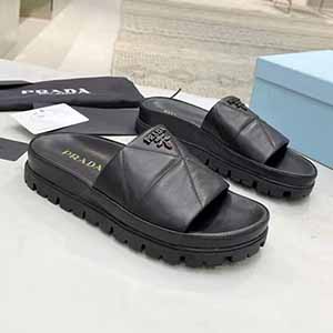 PRADA SLIPPER SOFT SLIDE - 프라다 슬리퍼 소프트 슬라이드