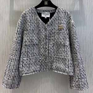 CHANEL TWEED JAKET - 샤넬 여성용 트위드 자켓