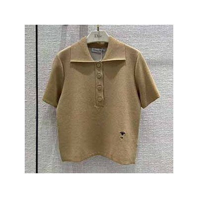 CHRISTIAN DIOR POLO LADY COLLAR T SHIRT - 크리스찬 디올 폴로 레이디 반팔 티셔츠