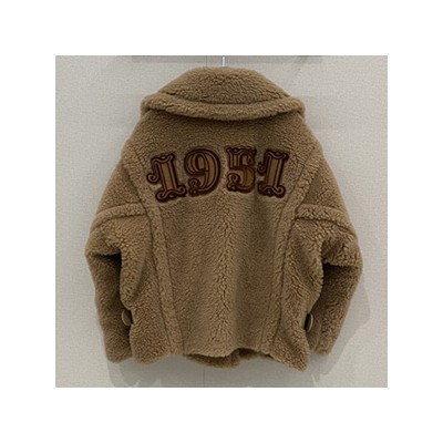 MAXMARA RANGHI 1951 TEDDY BEAR SHORT COAT JACKET - 막스마라 란지 1951 테디베어 숏 코트 자켓