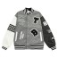 THOM BROWN BASEBALL JACKET - 톰프라운 패치 베이스볼 자켓