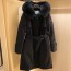 PRADA LADY FOX FUR HOODIE BELT PADDING - 프라다 폭스퍼 후드 벨트패딩