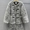 TOTEME SHAGGY SHEARLING CLASP COAT - 토템 섀기 시어링 크래스프 코트