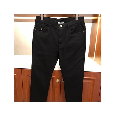 HERMES DENIM BLACK JEANS - 에르메스 블랙 데님 바지