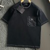 PRADA TRIANGLE LOGO T SHIRT - 프라다 트라이앵글 로고 반팔 티셔츠