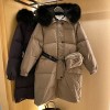 PRADA LADY FOX FUR HOODIE BELT PADDING - 프라다 폭스퍼 후드 벨트패딩